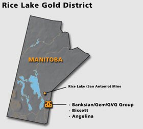 Rice Lake Gold District
